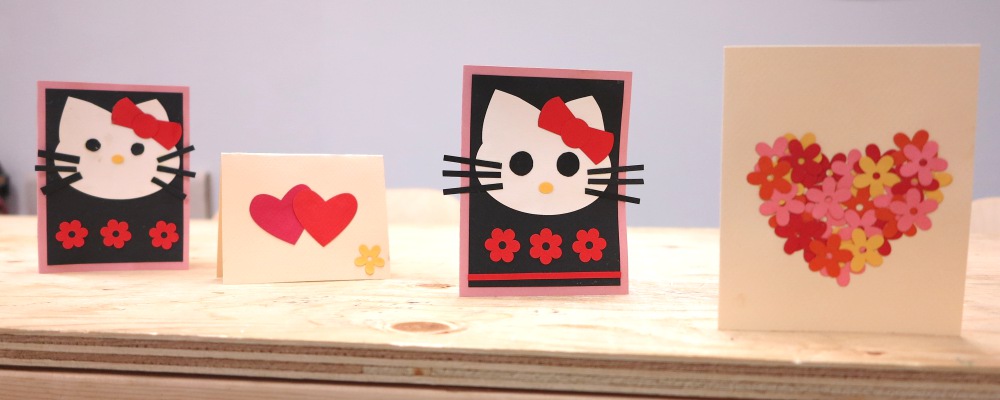 Time to make Mothers Day cards! Here’s the last card making session.